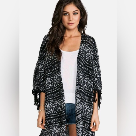 Free People Tapestry Fringe Cardigan - Picture 3 of 7